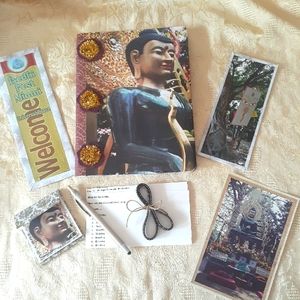 Jade Buddha for Universal Peace Journal Handmade One of a Kind